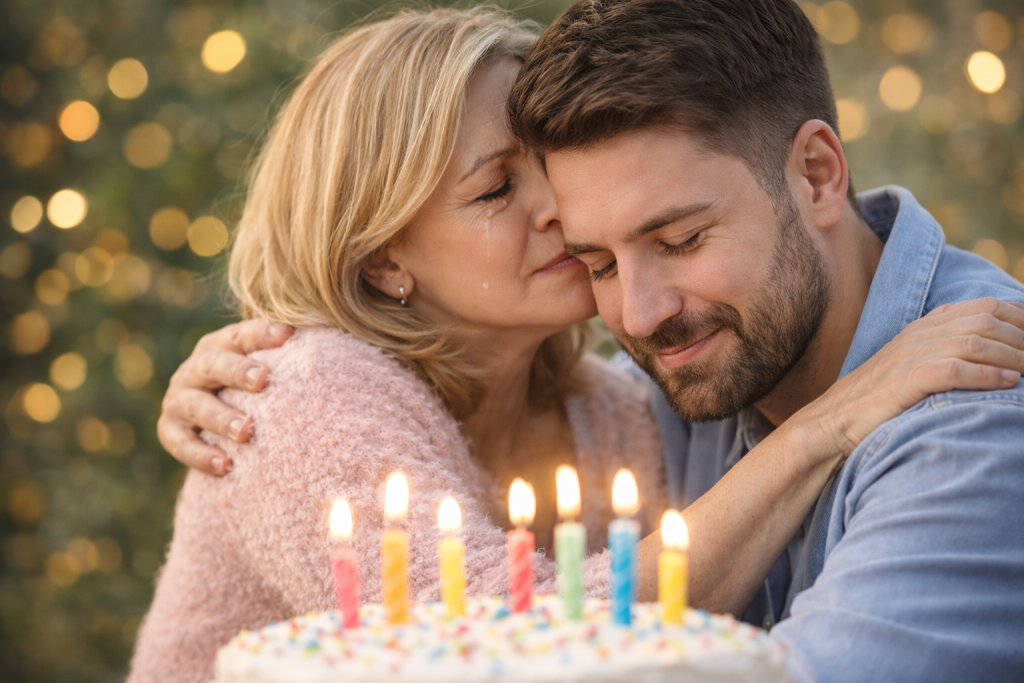 Привітання дорослому сину від мами