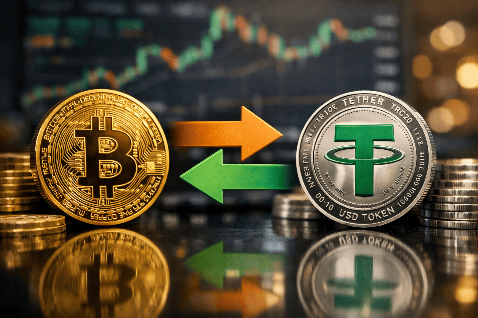 Обмін Bitcoin (BTC) на Tether TRC20 (USDT)