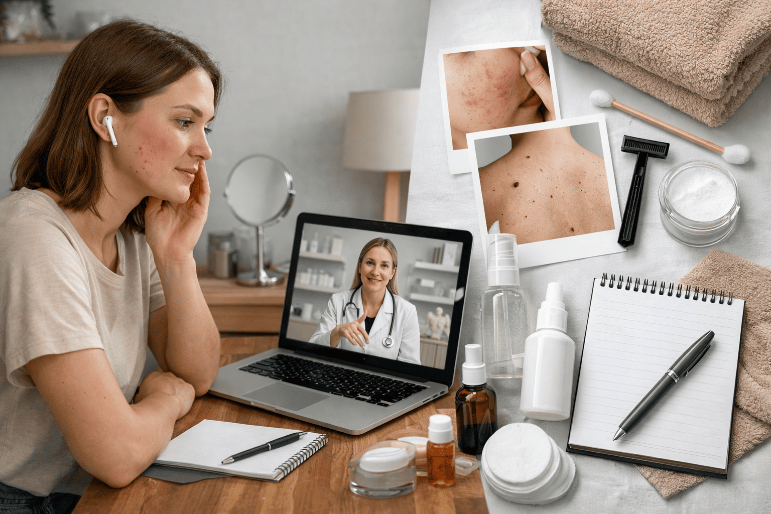 Дерматолог онлайн: коли варто звернутись і як підготуватись до прийому