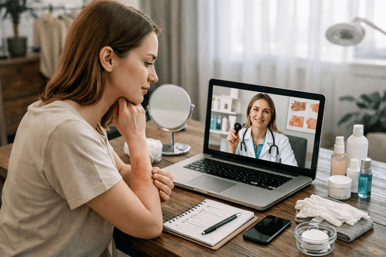 Як підготуватись до онлайн-консультації дерматолога
