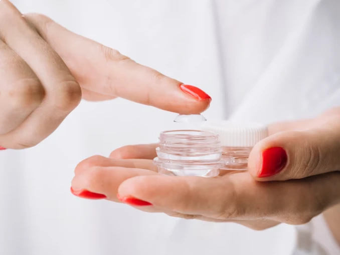 Етапи очищення контактних лінз