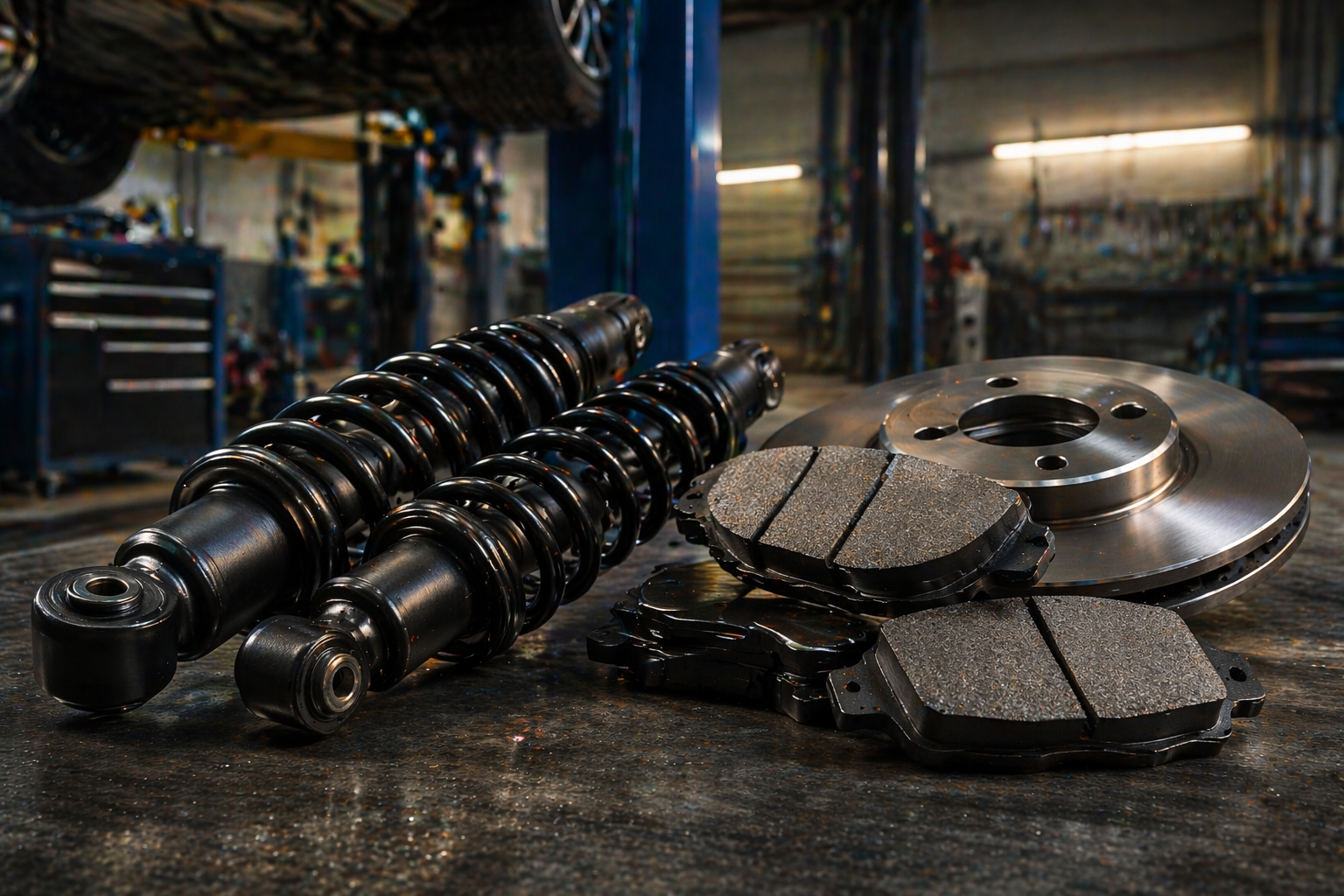 Амортизатори та гальмівні колодки: коли міняти і як не помилитися з вибором