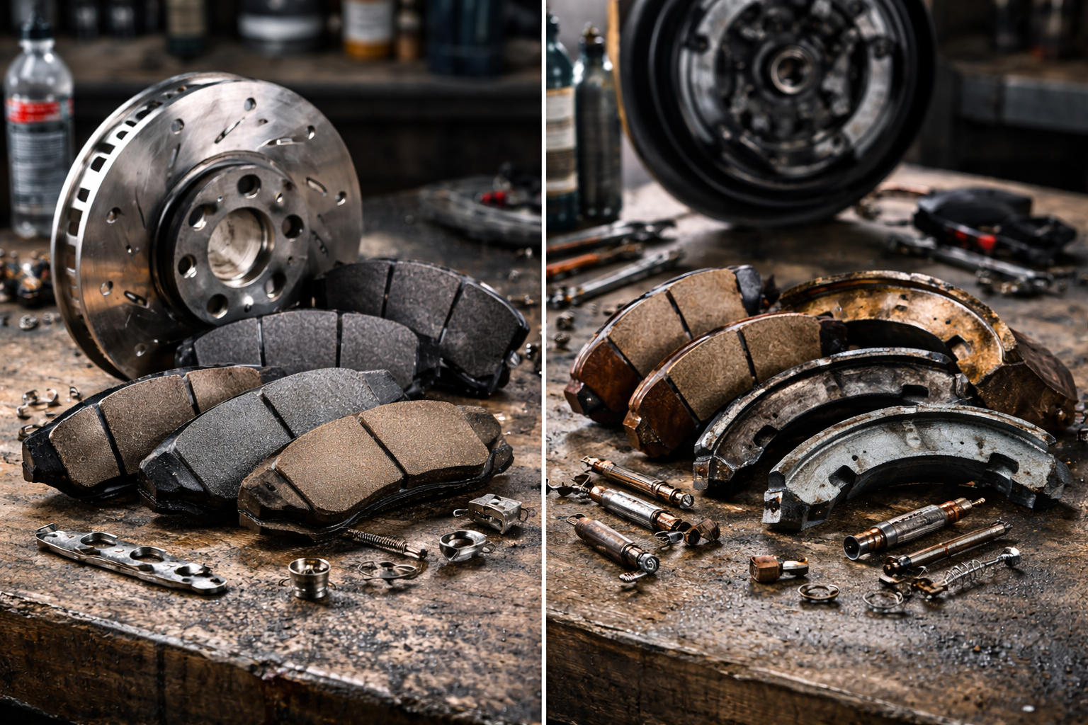 Гальмівні колодки: типи, зношення і терміни заміни