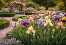 Архітектура вашого саду: величні високі бородаті іриси