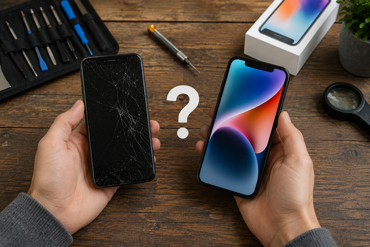 Как выбрать между ремонтом и покупкой нового смартфона