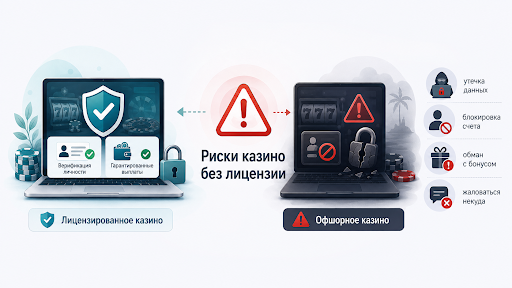 Нелегальный статус это не формальность, а реальная угроза для денег и данных игрока