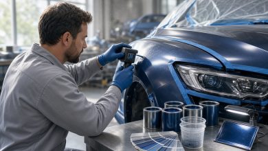 Точный подбор цвета автомобильной краски для кузовного ремонта
